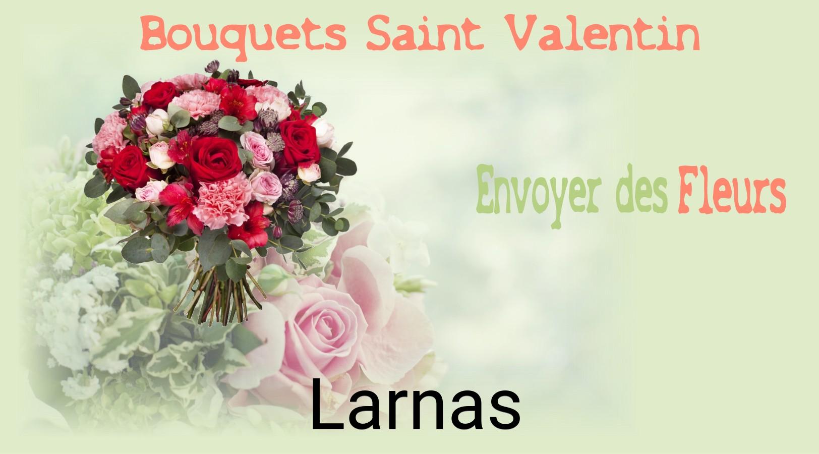 Roses de Saint-Valentin livrées à Larnas